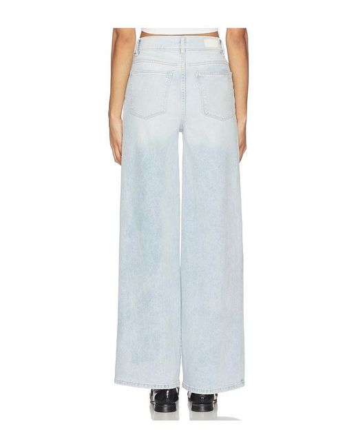 DL1961 White Hepburn High Rise Wide Leg Jeans