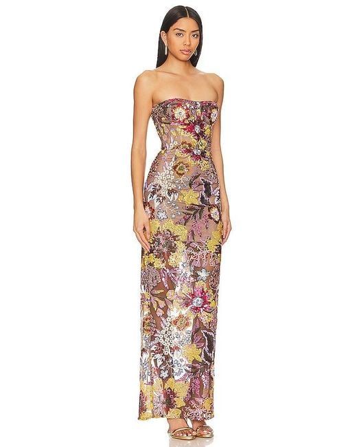 Bronx and Banco White Dahlia Maxi Dress