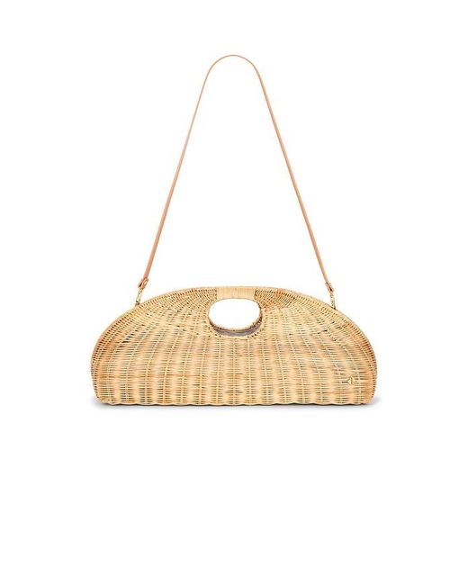 Aranaz White Amor 2 Wicker Handbag