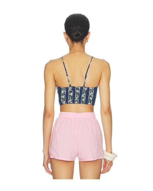 VERANDAH Pink Cropped Blouse