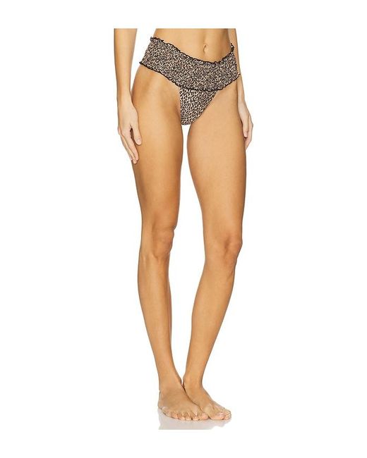 Frankie's Bikinis White Sofie Bikini Bottom