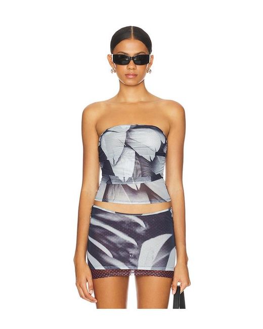 Miaou White Iris Top