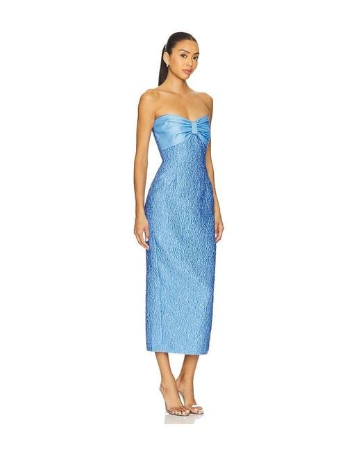 SAU LEE Blue Jackie Dress