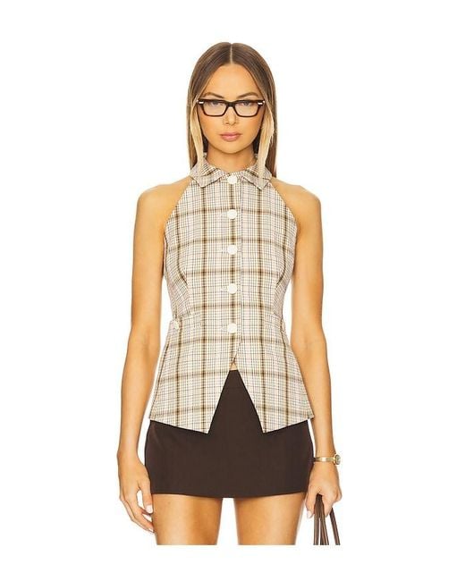 Veronica Beard Natural Orlinda Vest