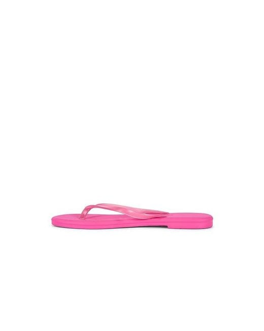 TKEES Pink Aqua Flip Flops