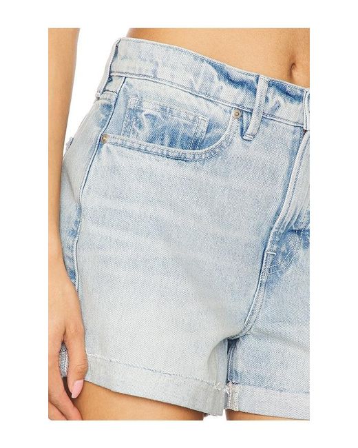 GOOD AMERICAN Blue Good '90S Shorts