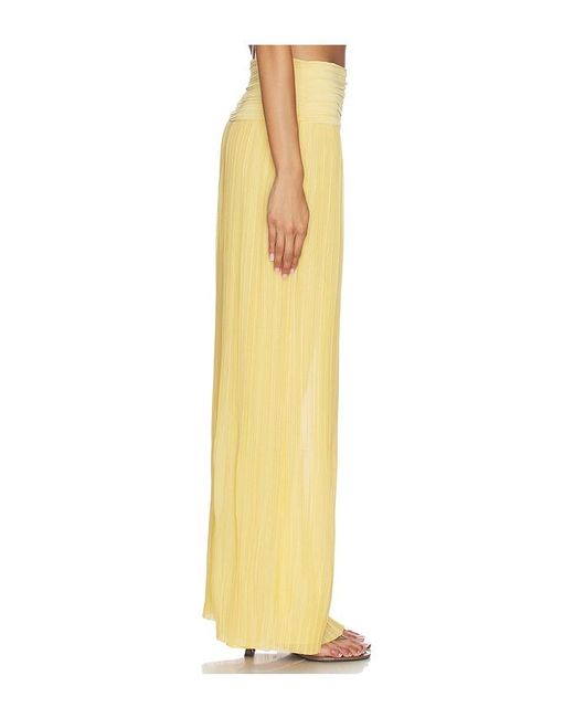 Nbd Yellow Mallika Maxi Skirt