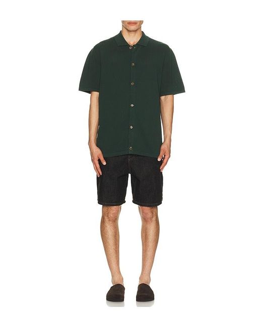Rhythm Black Toby Denim Short for men