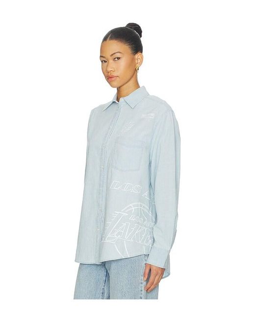 DANNIJOPRO White The Doodle Sports Oxford Top
