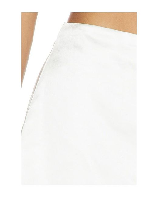 SNDY'S White Anise Micro Mini Skirt