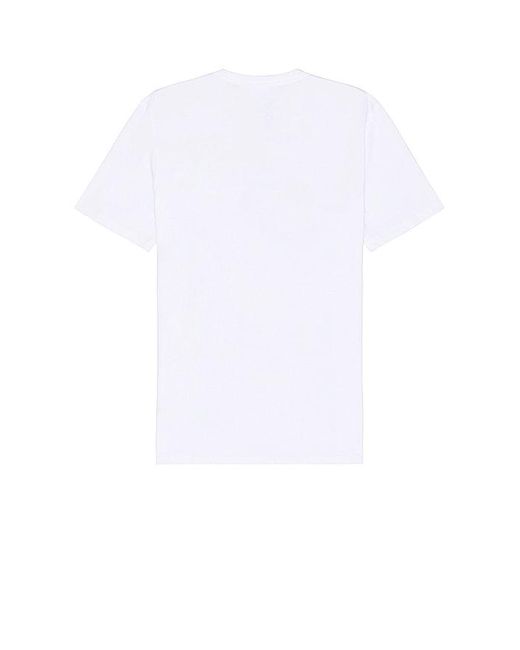 Calvin Klein White Mono Logo Tee for men