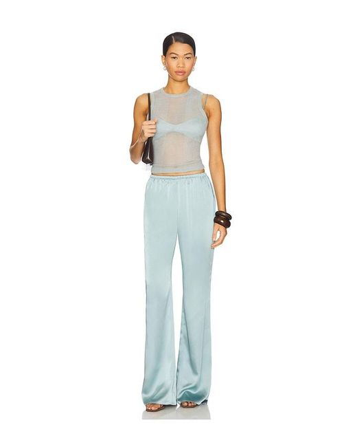 SER.O.YA Blue Viva Satin Pants
