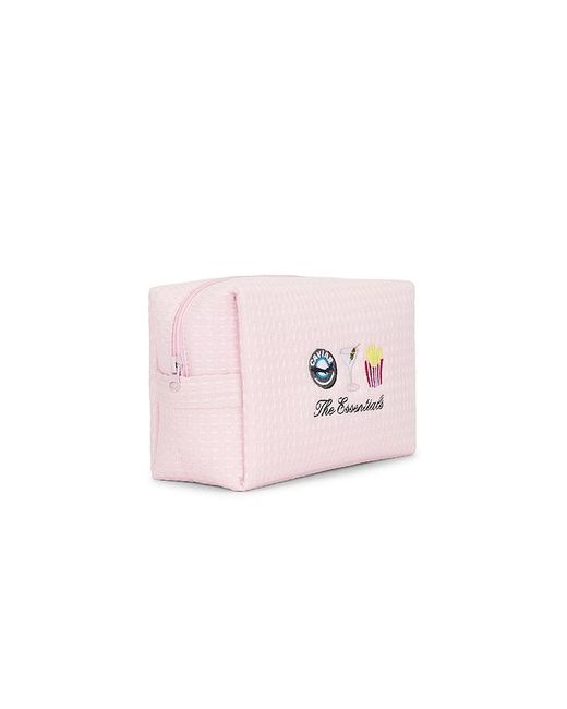 Abode Pink Snack Time Waffle Pouch