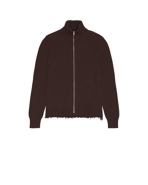 MM6 by Maison Margiela Brown Sportsjacket for men