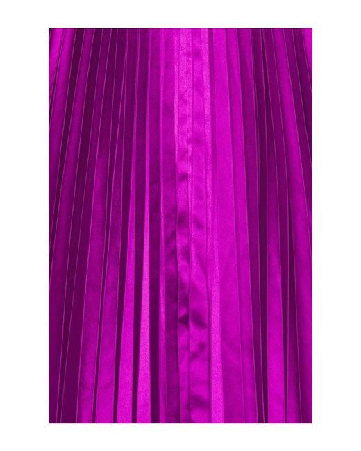 Ulla Johnson Purple Lena Sleeveless Satin Gown