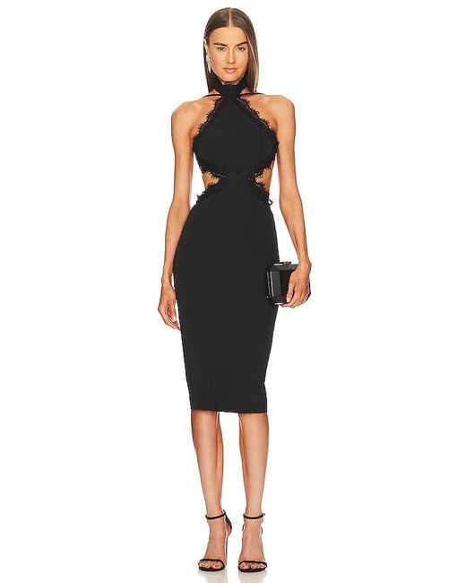 Michael Costello Black X Revolve Jenson Midi Dress