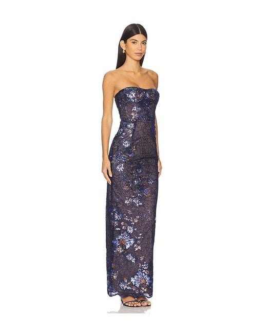 Bronx and Banco Blue Abendkleid Dahlia