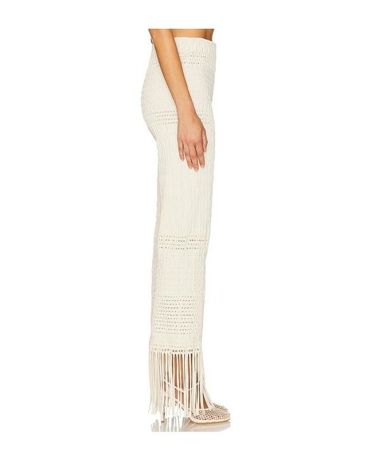 Nanushka White Miciel Pants