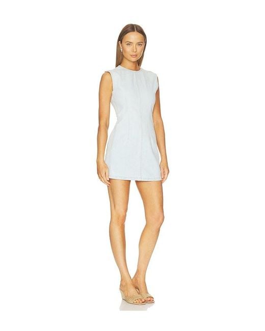 Agolde White Barton Dress