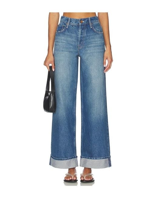 Mother Blue The Smoothie Skimp Cuff Jeans