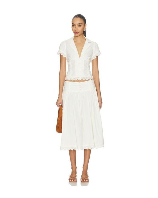 Free People White X Revolve