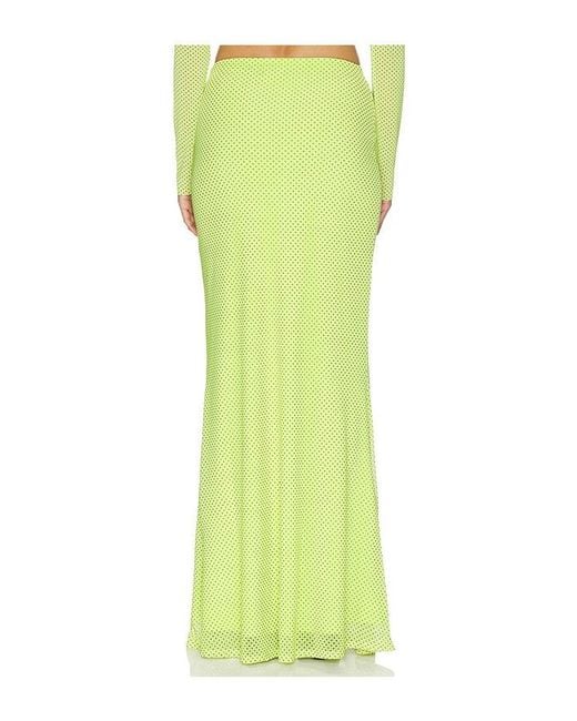 AFRM Green Tegan Skirt