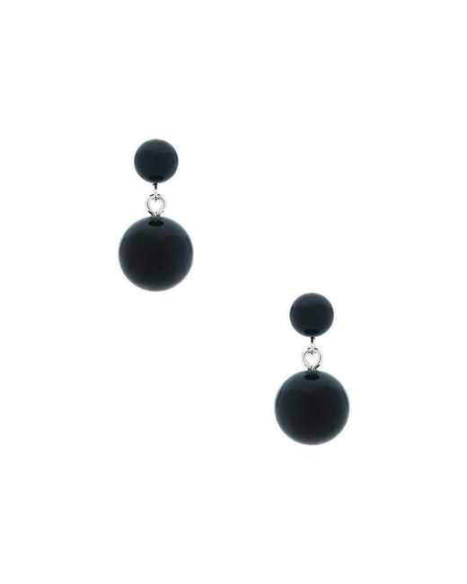 Casa Clara Black True Dangle Earrings