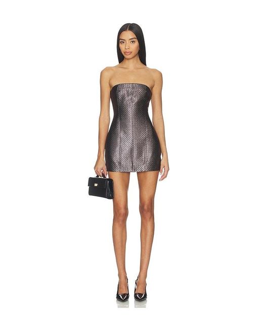 The Sei Black Strapless Mini Dress