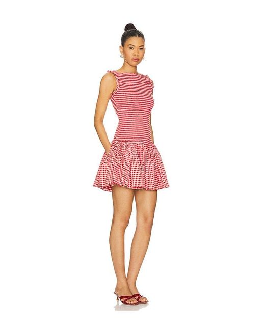 L'academie Red 'Academie Kleid Gwen