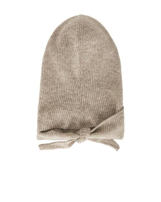 Ganni Black Soft Balaclava