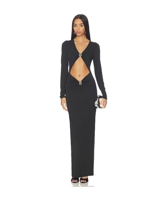 superdown Black Arlowe Maxi Dress