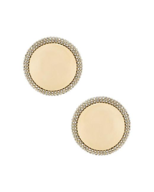 BaubleBar White Statement Stud Earrings