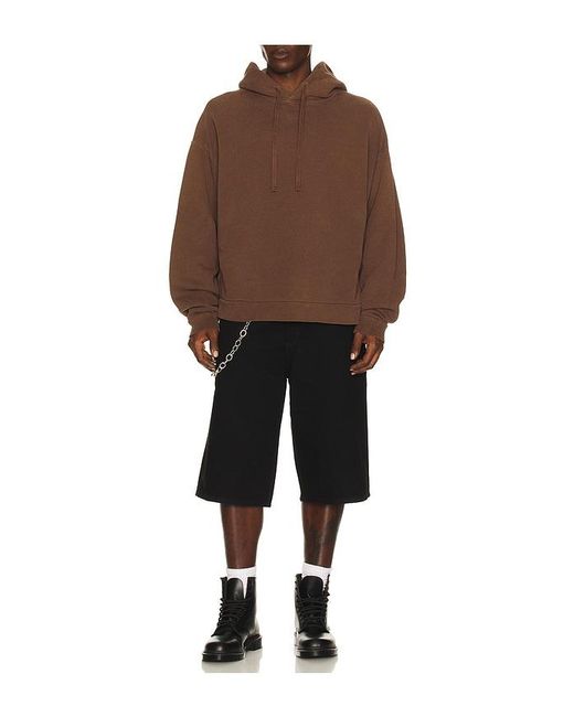 Agolde Black Fusion Skater Short for men