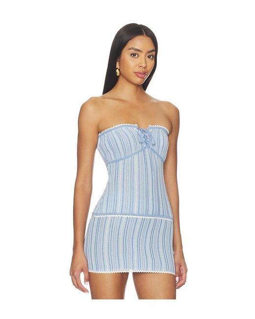 Asta Resort Blue Cleo Top