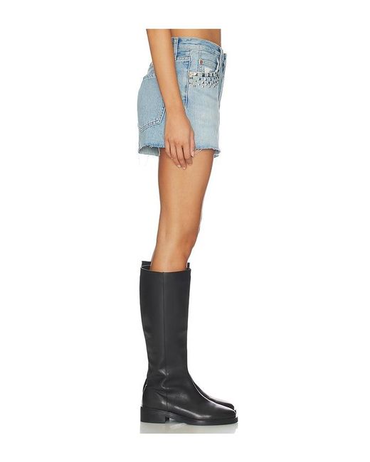 Re/done Blue The Breezy Short
