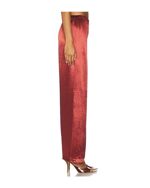 Amanda Uprichard Red Mariko Pants