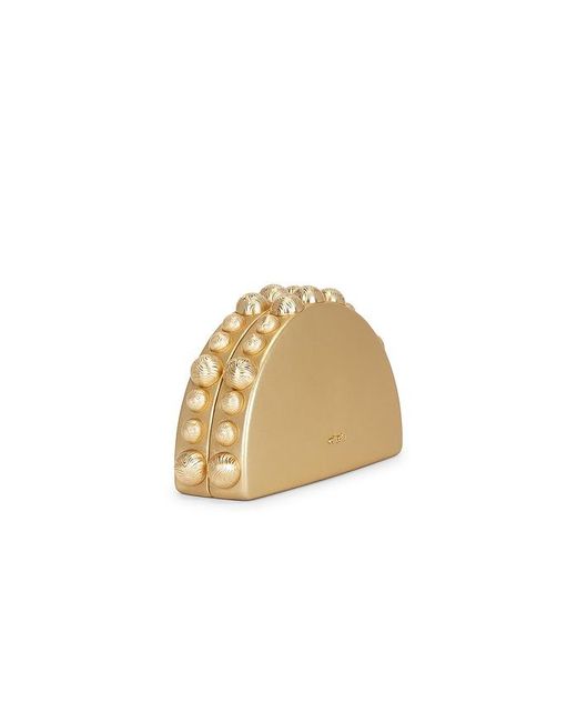 Cult Gaia Natural Gili Clutch