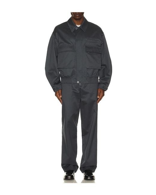 Helmut Lang Gray Shirt Bomber for men