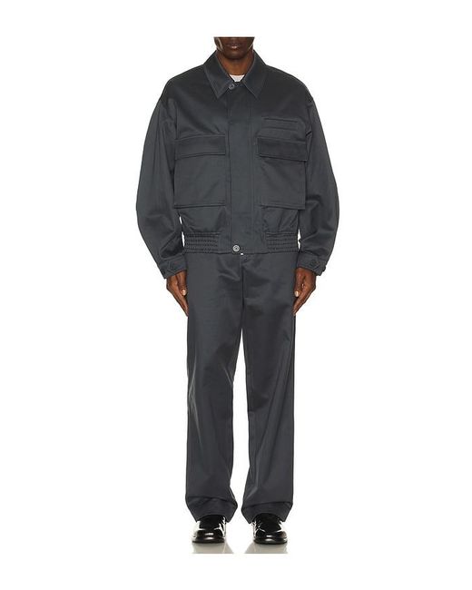 Helmut Lang Gray Shirt Bomber for men