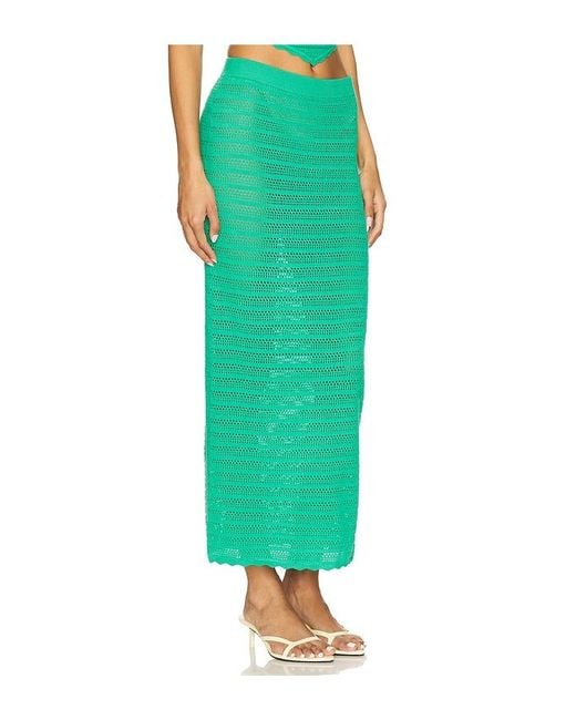 AFRM Green Dorota Skirt