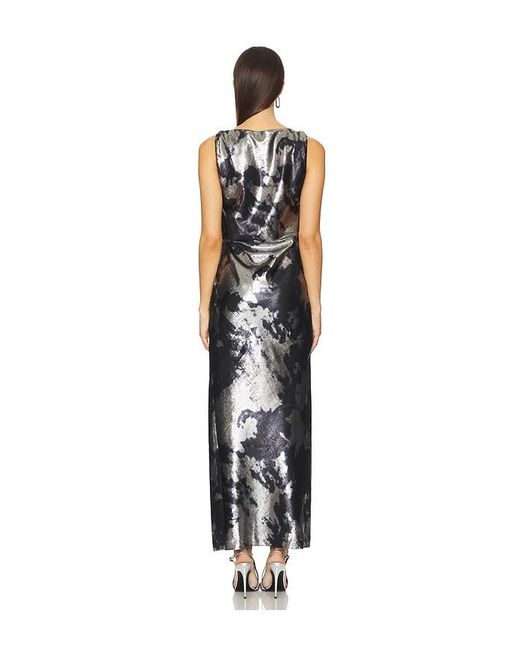 Rag & Bone White Margaret Metallic Dress