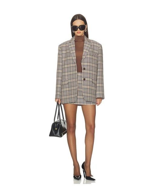 Anine Bing Brown Quinn Blazer