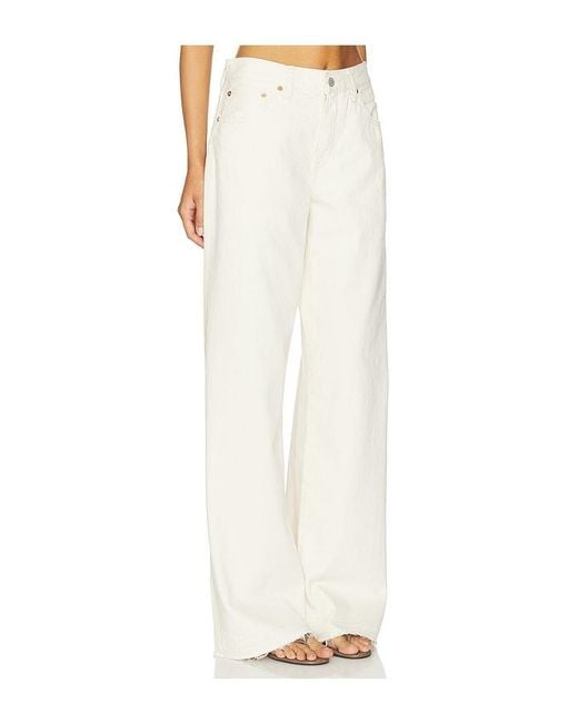 Denimist White Teri Wide Leg Jean