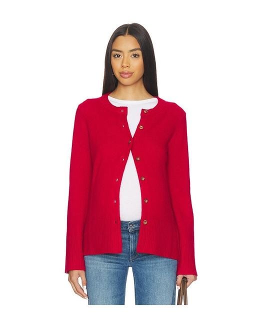 HATCH Red The Celine Contour Cardigan