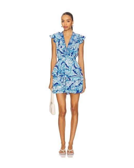 Poupette Blue Minikleid Carol