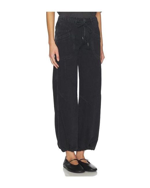 Free People Blue Love Language Pull On Jean