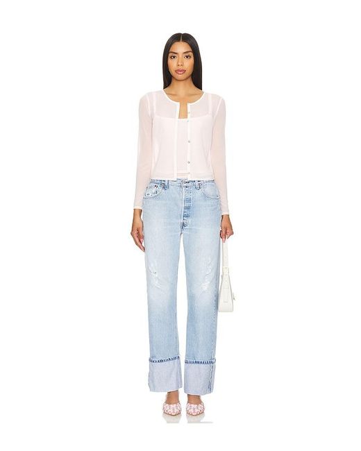 Lovers + Friends Blue Angelica Top