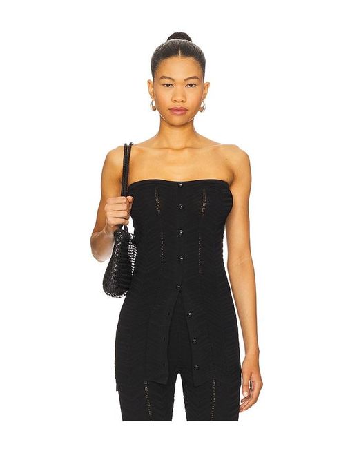 Tiffany Top En Color Negro Talla (También En M, S, Xl, Xs) Devon Windsor de color Black