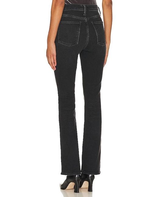 Agolde Black Nico High Rise Slim Boot Jeans