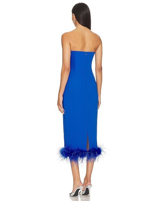Amanda Uprichard Blue X Revolve Simpson Dress